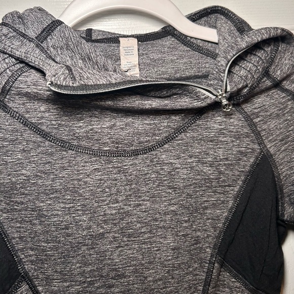 🍋Lululemon Run: Back On Track Pullover- Heathered Black/ Size 2 - Picture 9 of 13
